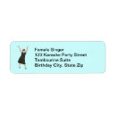 Search for music return address labels Singer