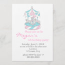 Search for vintage carousel invitations Girl