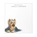 Search for terrier notepads Yorkie