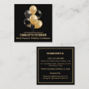 Search for black balloon business cards Modern