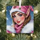 Search for cute elf christmas tree decorations Girl