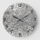 Search for silver sparkle clocks Home