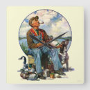 Search for dog man posters clocks Hunting