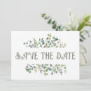 Search for eucalyptus wedding save the dates Dusty blue green