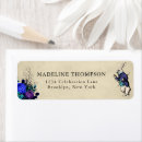 Search for dark purple return address labels Chic
