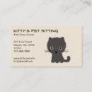 Search for kitten business cards Cat
