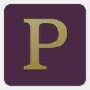 Search for letter p stickers Gold