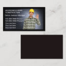 Search for building construction business cards Professional