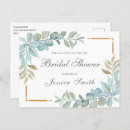 Search for watercolor bridal shower postcards Flowers