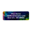 Search for nebula return address labels Night sky