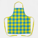 Search for blue plaid pattern aprons Modern