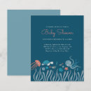 Search for octopus 4x5 invitations Blue