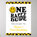Search for retro dude posters First birthday