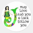 Search for lucky in love stickers Green