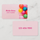 Search for party business cards Balloon