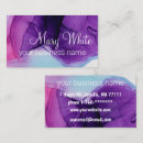 Search for cloud business cards Watercolor