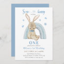 Search for boy turning one invitations Blue