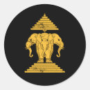 Search for elephant head stickers 3 headed elephant