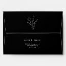 Search for black wedding envelopes Classy