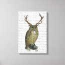 Search for owl painting canvas prints Antique