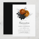 Search for orange and black birthday invitations Party