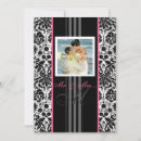 Search for damask monogram invitations Pink