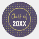 Search for class reunions stickers Gold