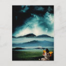 Search for beautiful dark postcards Woman