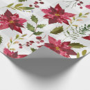 Search for christmas poinsettia wrapping paper Elegant