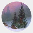Search for winter landscape stickers Romanticism