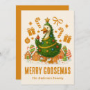 Search for funny goose christmas cards Whimsical