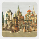 Search for sci stickers Futuristic city