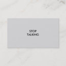 Search for stop business cards Funny
