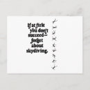 Search for skydiver postcards Vintage