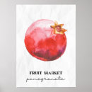 Search for pomegranate fruit posters Red