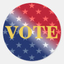 Search for vote blue stickers United states