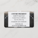 Search for asphalt paving business cards Pavement