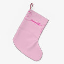 Search for pink christmas stockings Girly