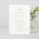 Search for gold and white wedding invitations Formal