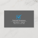 Search for life insurance business cards Agency