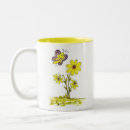 Search for yellow butterflies mugs Floral