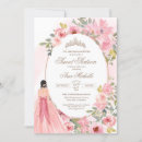 Search for flowers sweet 16 invitations Pink