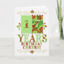 Search for girls 17th birthday cards Seventeen
