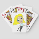 Search for blonde playing cards Girl