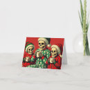 Search for skeleton santa christmas cards Spooky