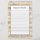 Search for piano music stationery paper Vintage