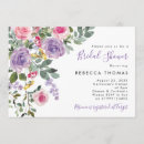 Search for lilac bridal shower invitations Bohemian