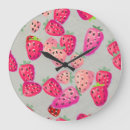 Search for strawberry clocks Watercolor