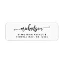 Search for feminine return address labels Chic