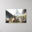 Search for native american horse canvas prints Mountains